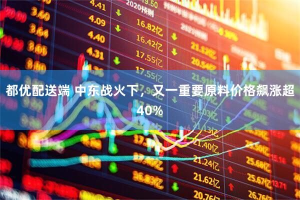 都优配送端 中东战火下，又一重要原料价格飙涨超40%